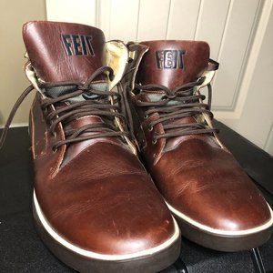 FEIT PNTHA Hand Sewn Low Brown Leather Men’s Shoes